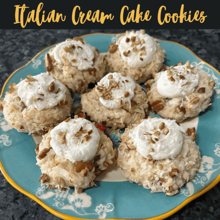 italian cream cake cookies