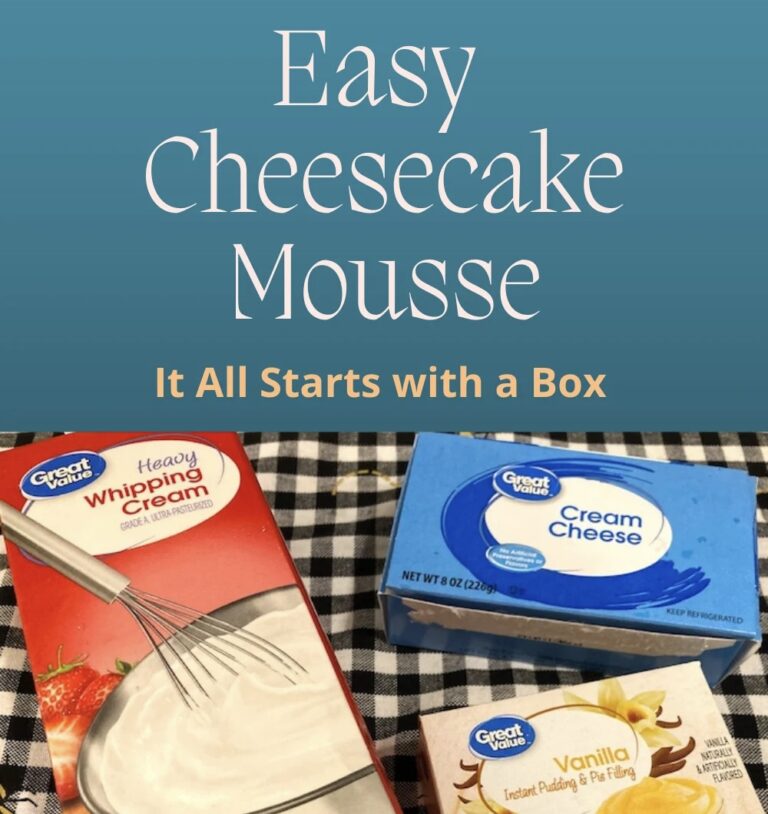 Easy Cheesecake Mousse
