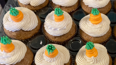 Image for Easy Carrot Cake Cupcakes (doctored cake mix)
