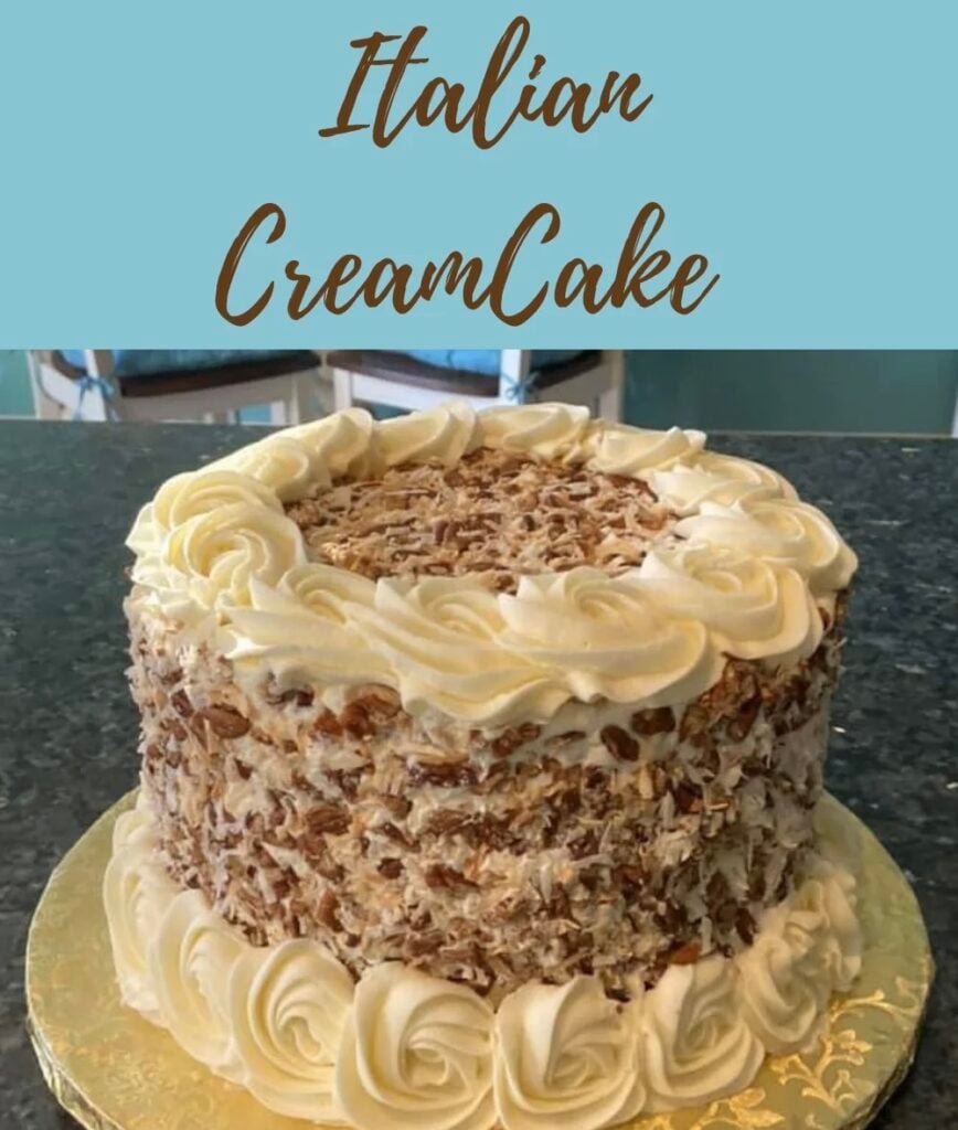 Best Italian Cream Cake (doctored cake mix) Out of the Box Baking