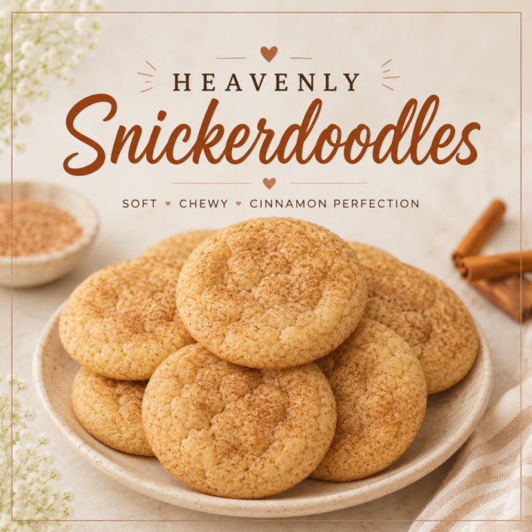 Heavenly Snickerdoodles (easy recipe)