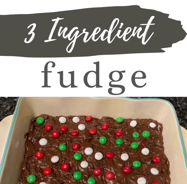 Easy 3 Ingredient Fudge