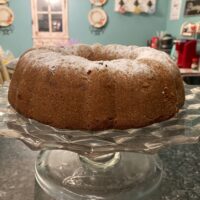 Caramel Banana Cake