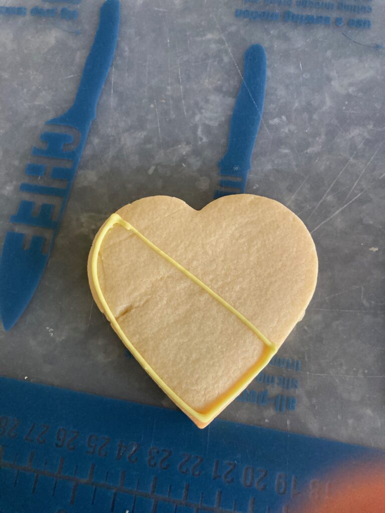 royal icing on cookie