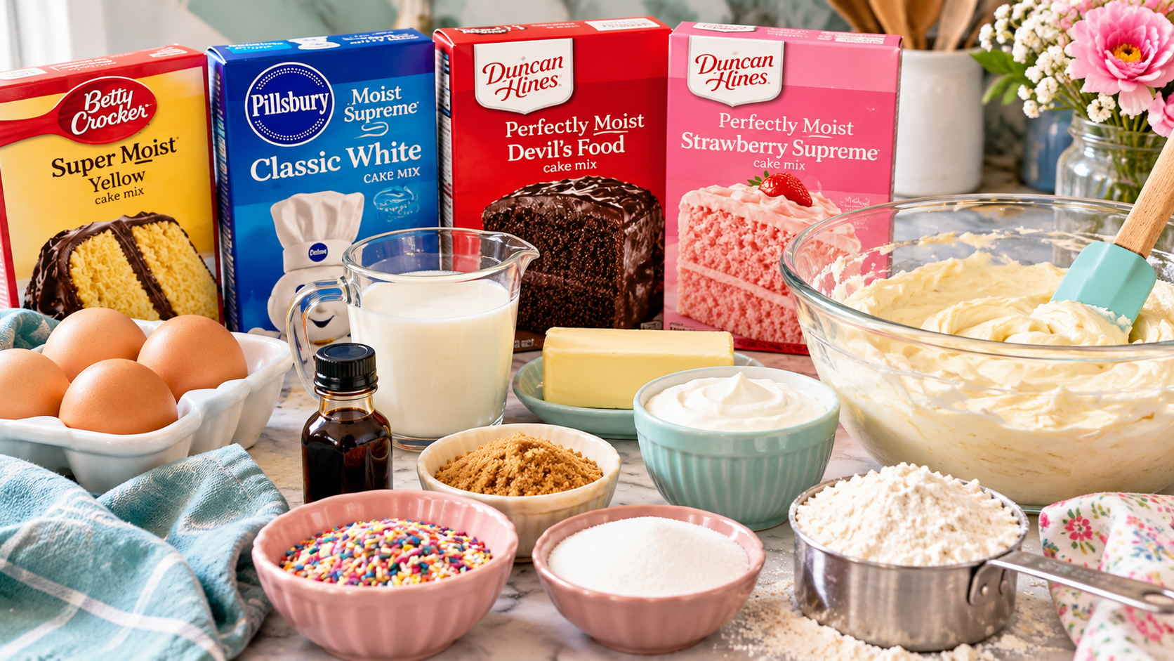 how to doctor a boxed cake mix