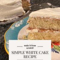 Simple White Cake Recipe