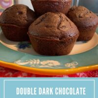 Double Dark Chocolate Espresso Muffins