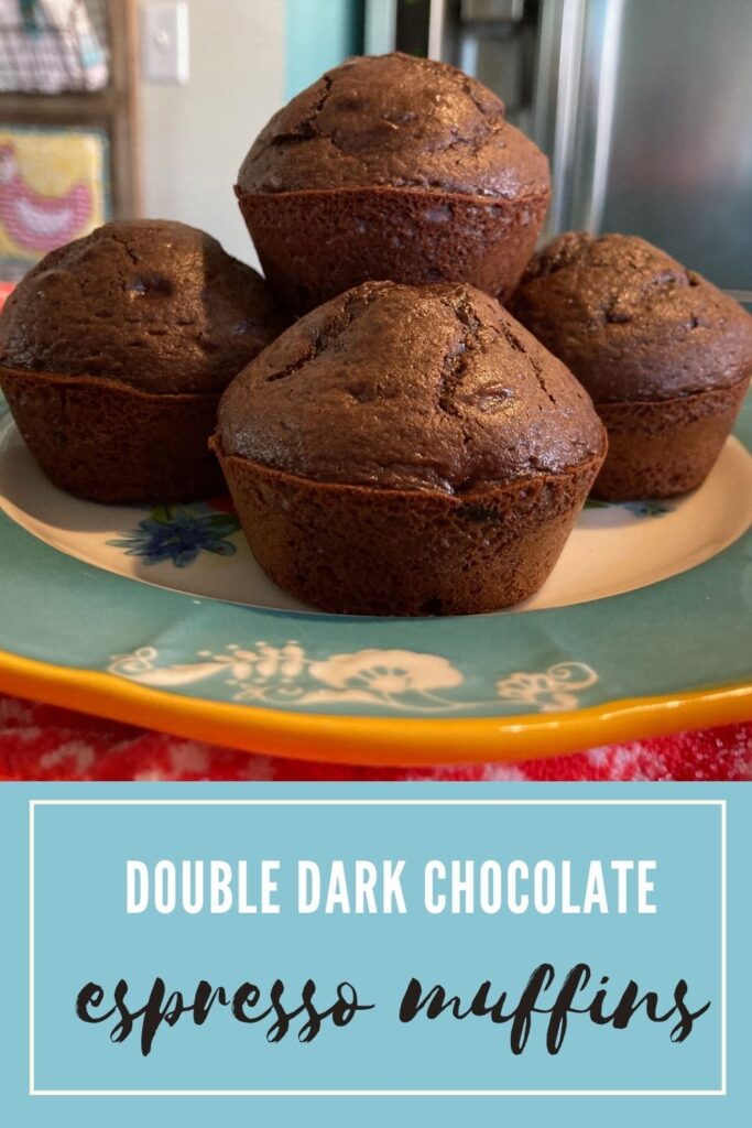 Double Dark Chocolate Espresso Muffins from Out of the Box Baking.com