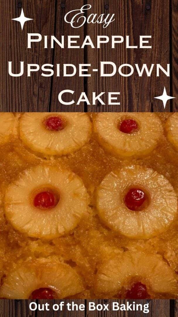 pineapple upside down cake pin for pinterest