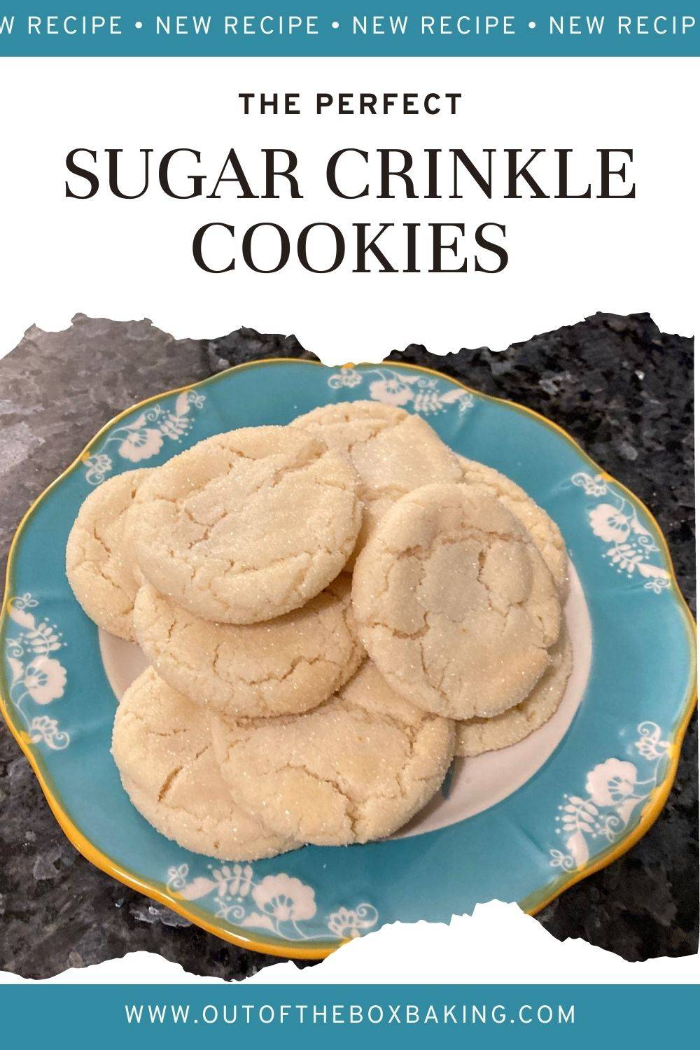 The Perfect Sugar Crinkle Cookies