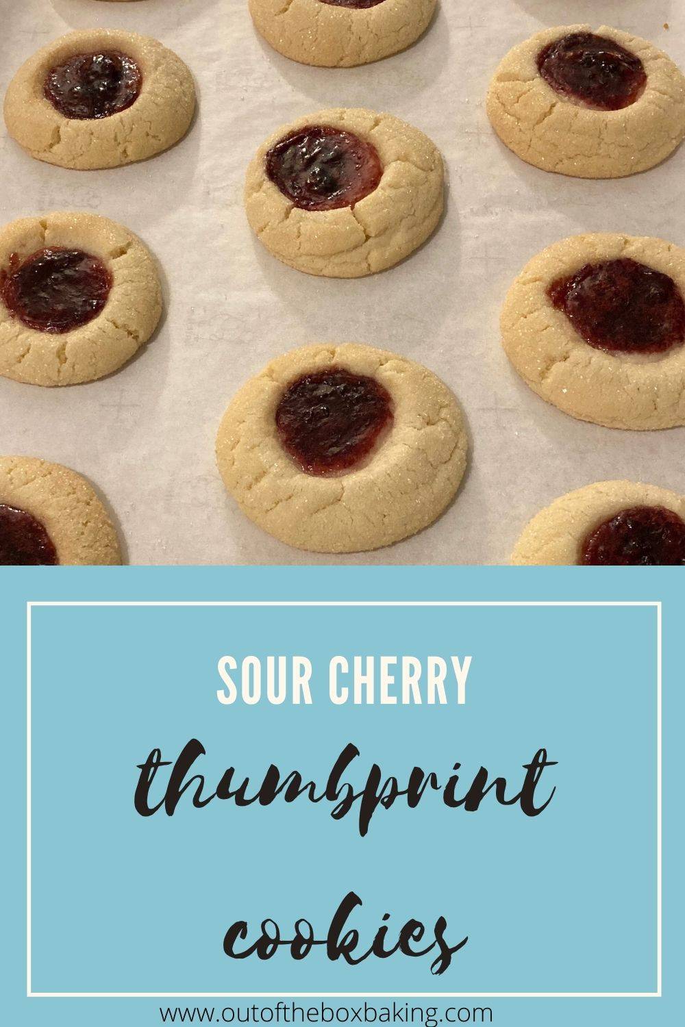 Sour Cherry Thumbprint Cookies