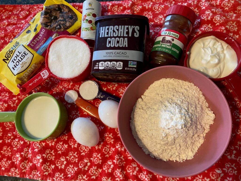 Double Dark Chocolate Espresso Muffins from Out of the Box Baking.com