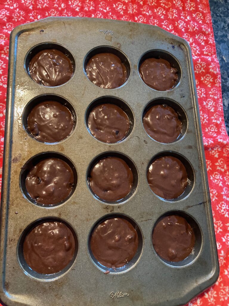 Double Dark Chocolate Espresso Muffins from Out of the Box Baking.com