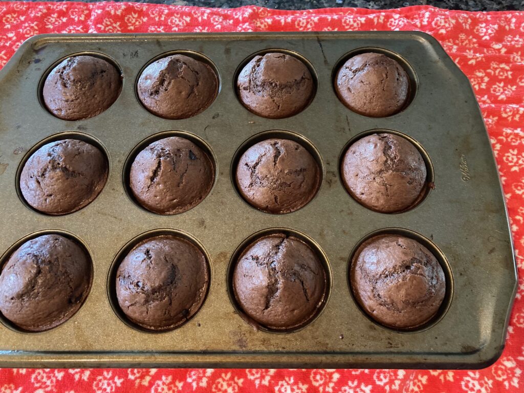 Double Dark Chocolate Espresso Muffins from Out of the Box Baking.com