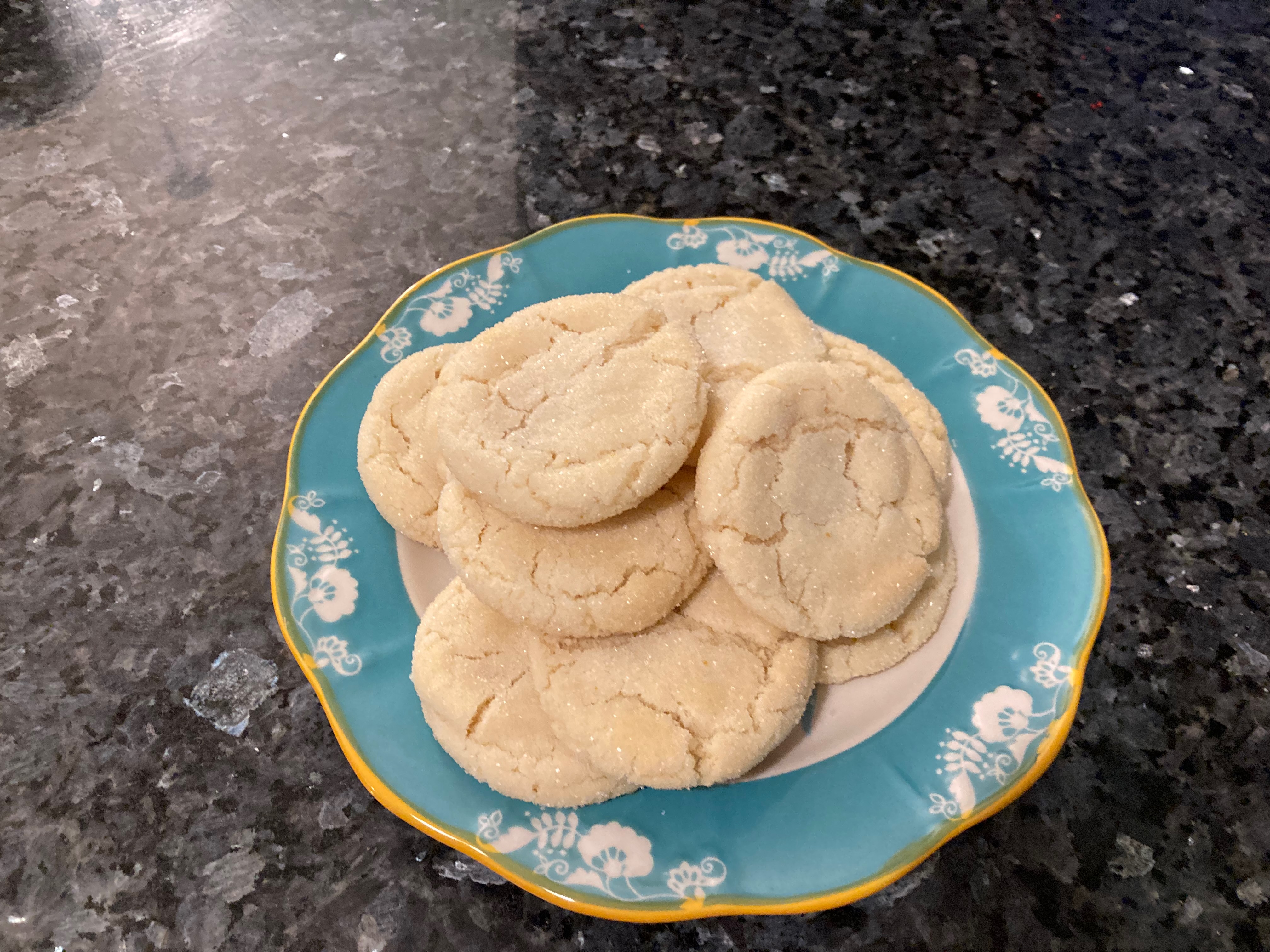The Perfect Sugar Crinkle Cookies from Out of the Box Baking.com
