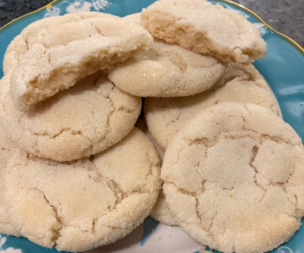 The Perfect Sugar Crinkle Cookies from Out of the Box Baking.com