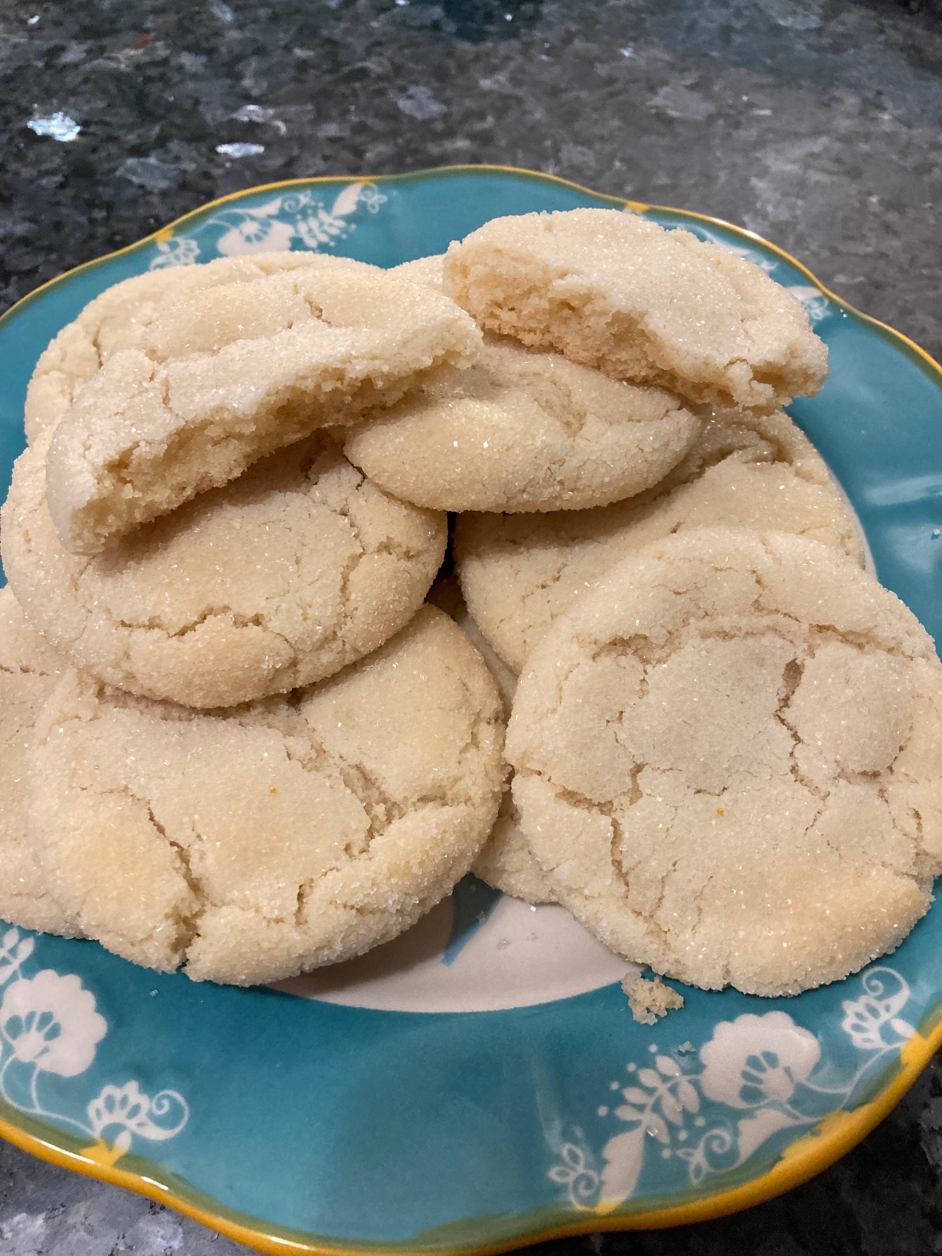 The Perfect Sugar Crinkle Cookies from Out of the Box Baking.com