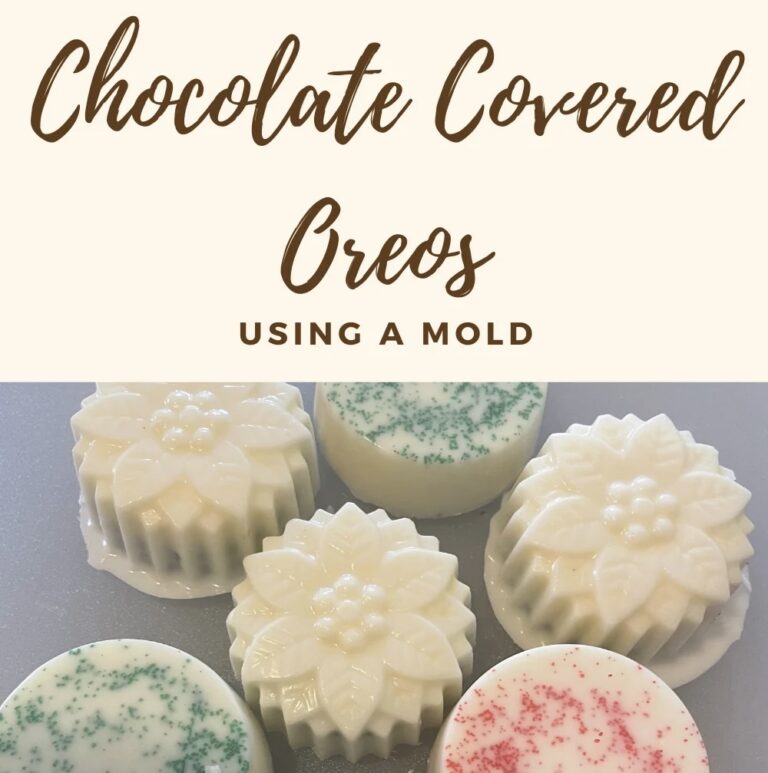 Chocolate Covered Oreos Using a Mold