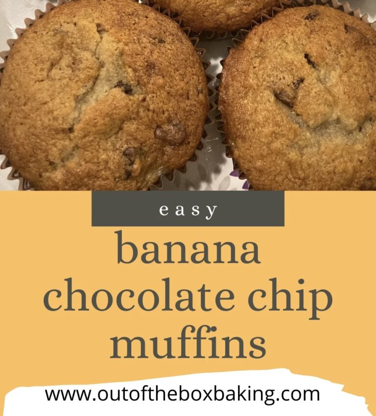 Easy Banana Chocolate Chip Muffins