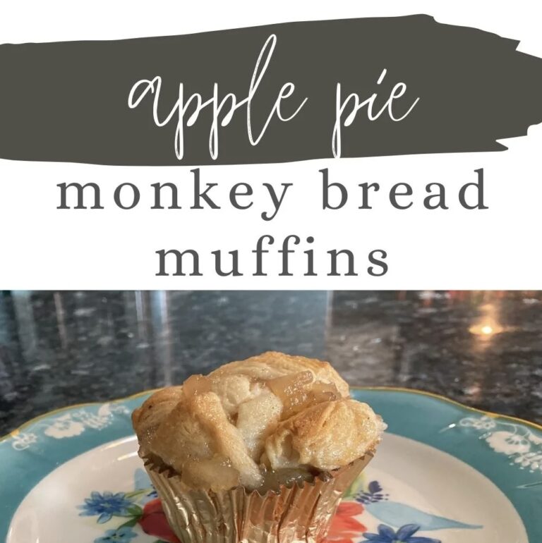 Easy Apple Pie Monkey Bread Muffins (using canned biscuits)
