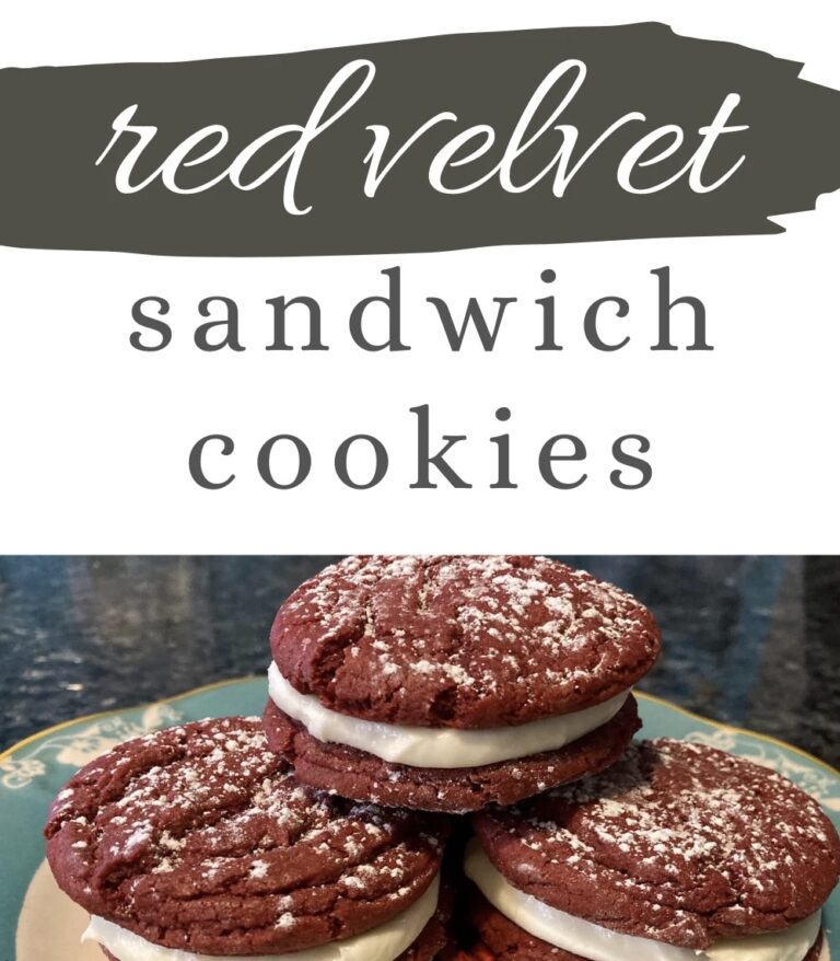 Red Velvet Sandwich Cookies