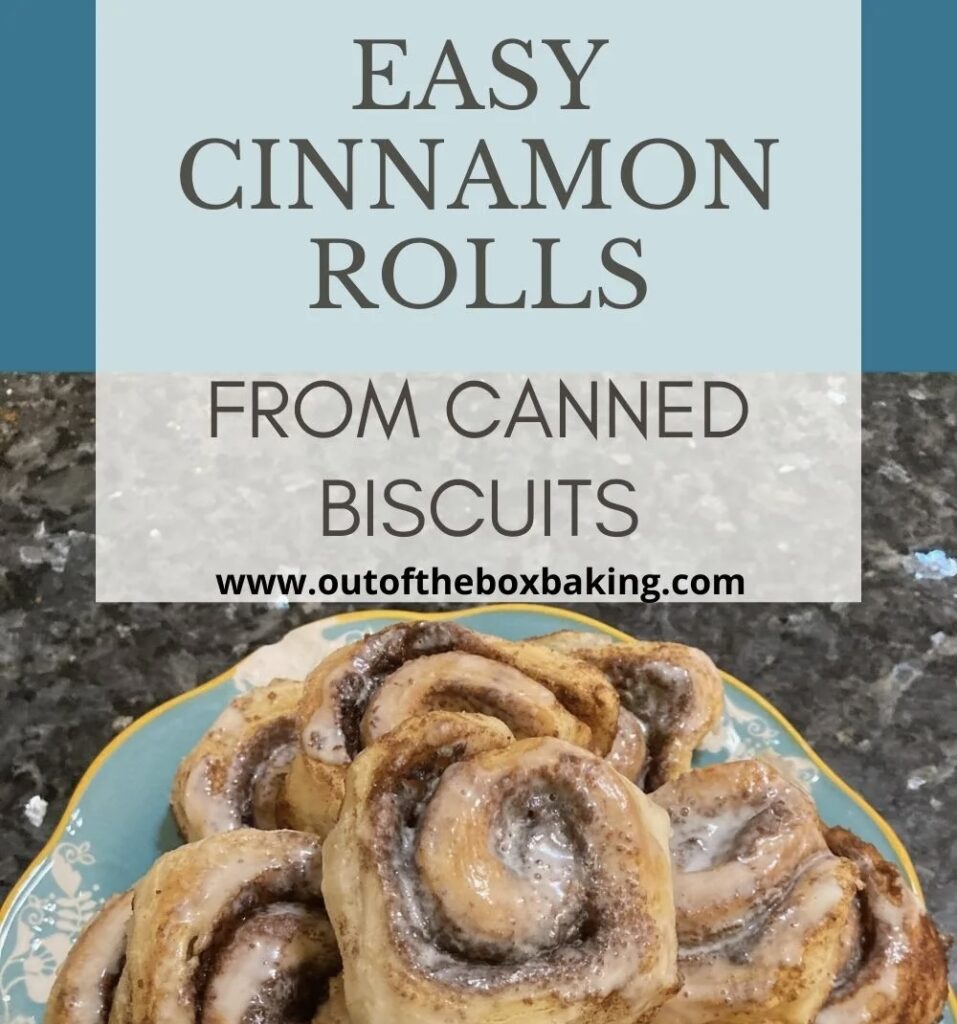Easy Cinnamon Rolls from Canned Biscuits Out of the Box Baking