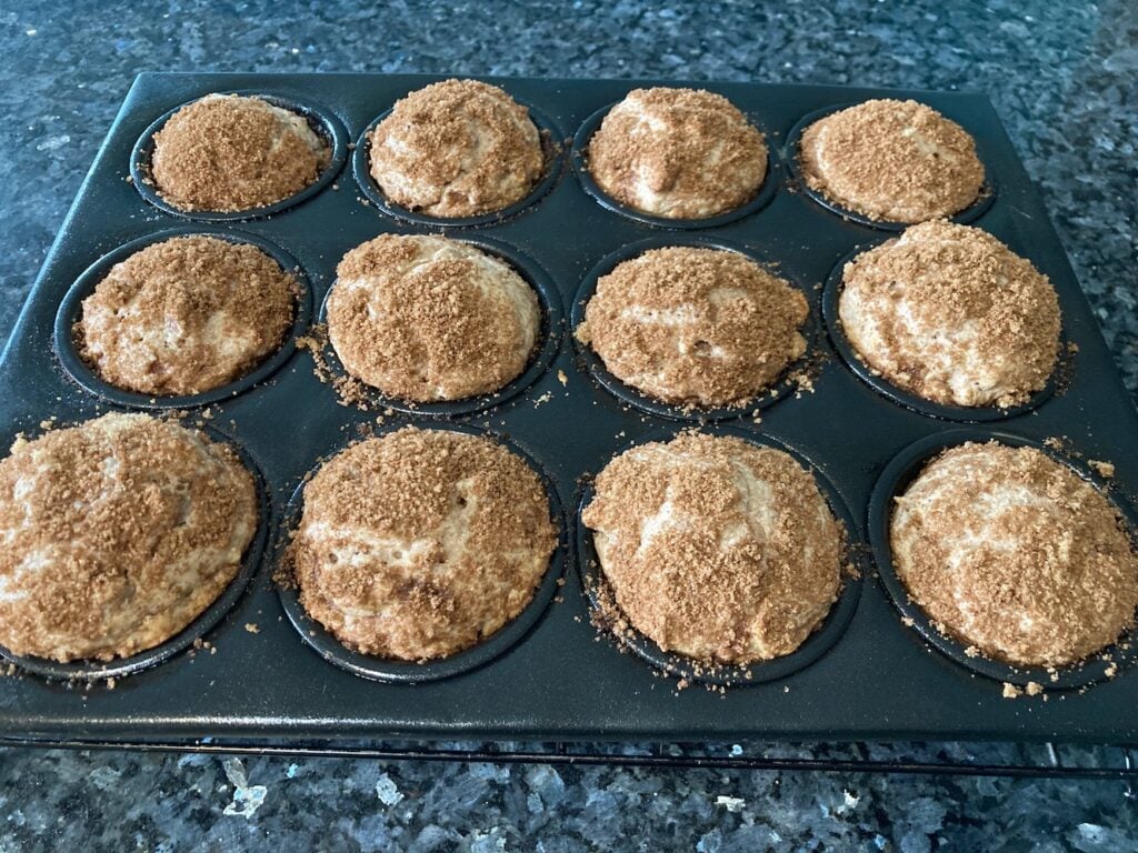 cinnamon sugar muffins from out of the box baking.com
