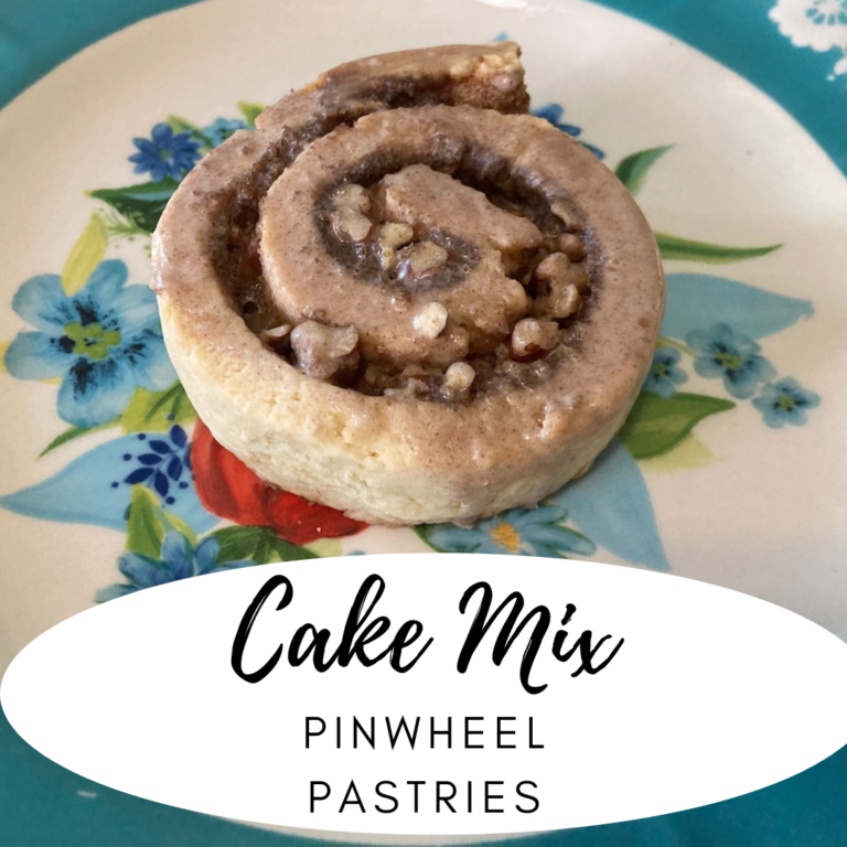Cake Mix Pinwheel Pastries