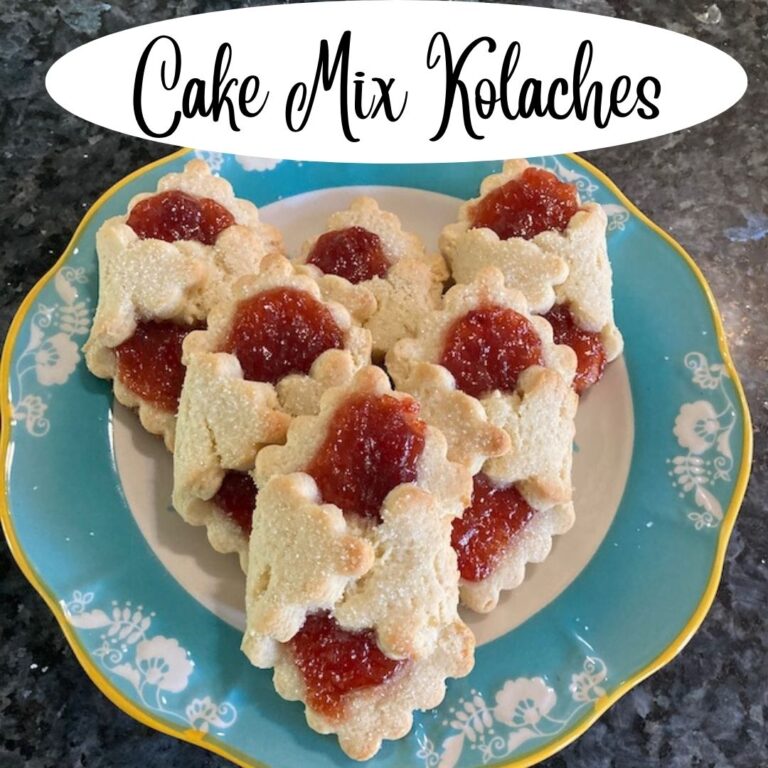 Cake Mix Kolaches (doctored cake mix)