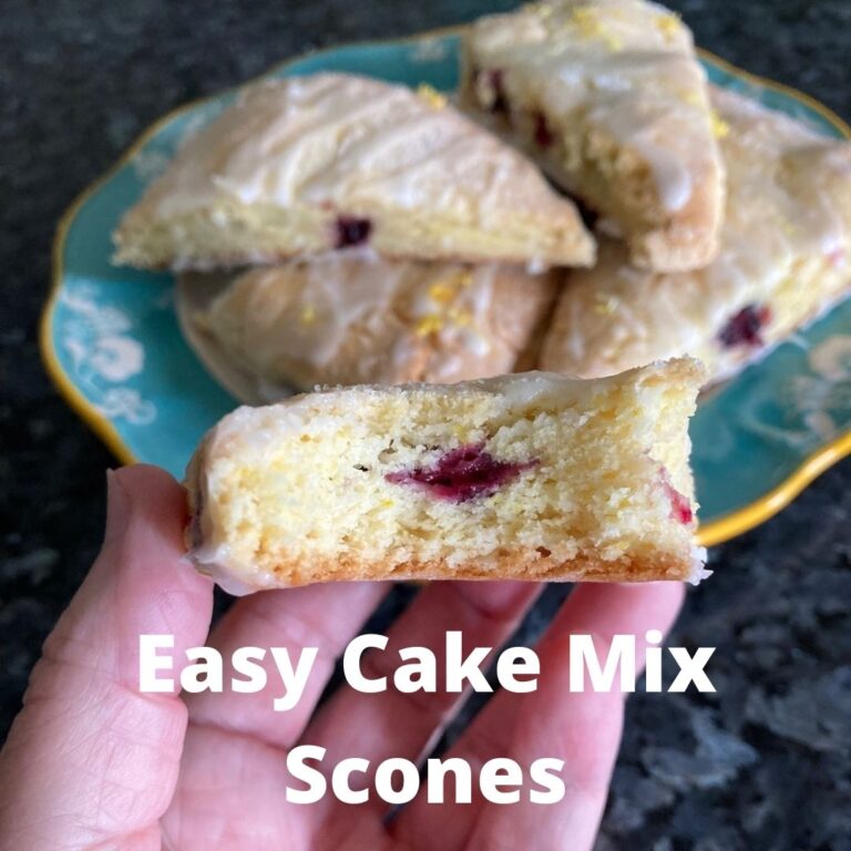 How to Make Scones from Cake Mix (Easy Doctored Recipe)