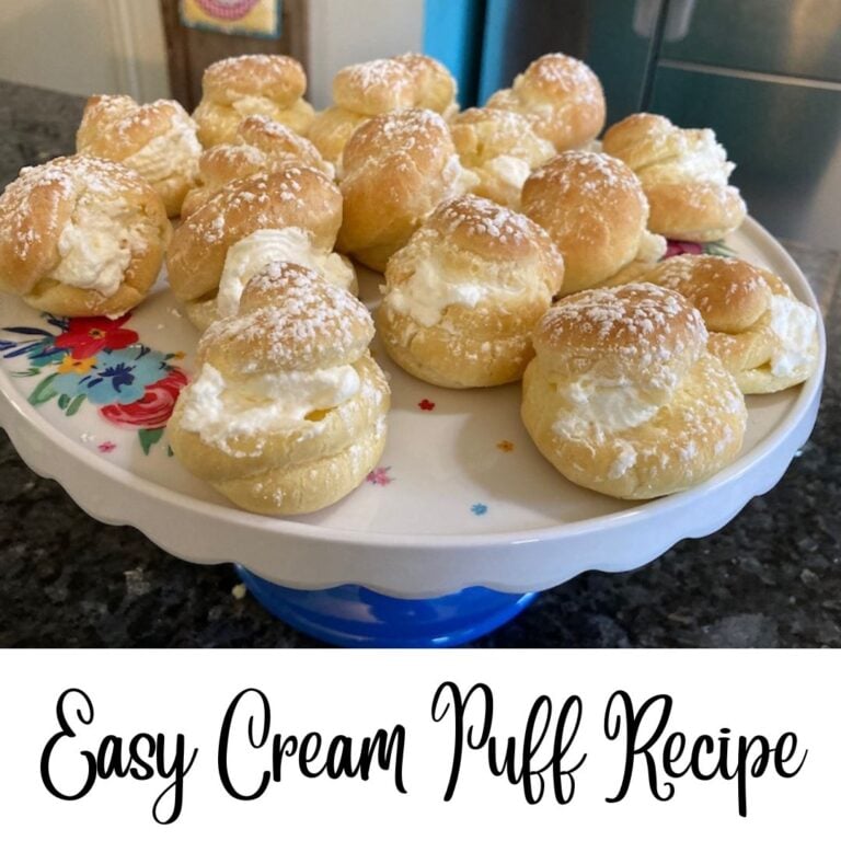 Easy Cream Puffs Recipe