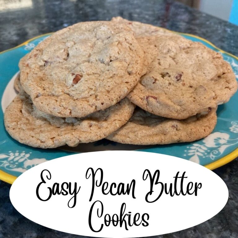 Easy Pecan Butter Cookies