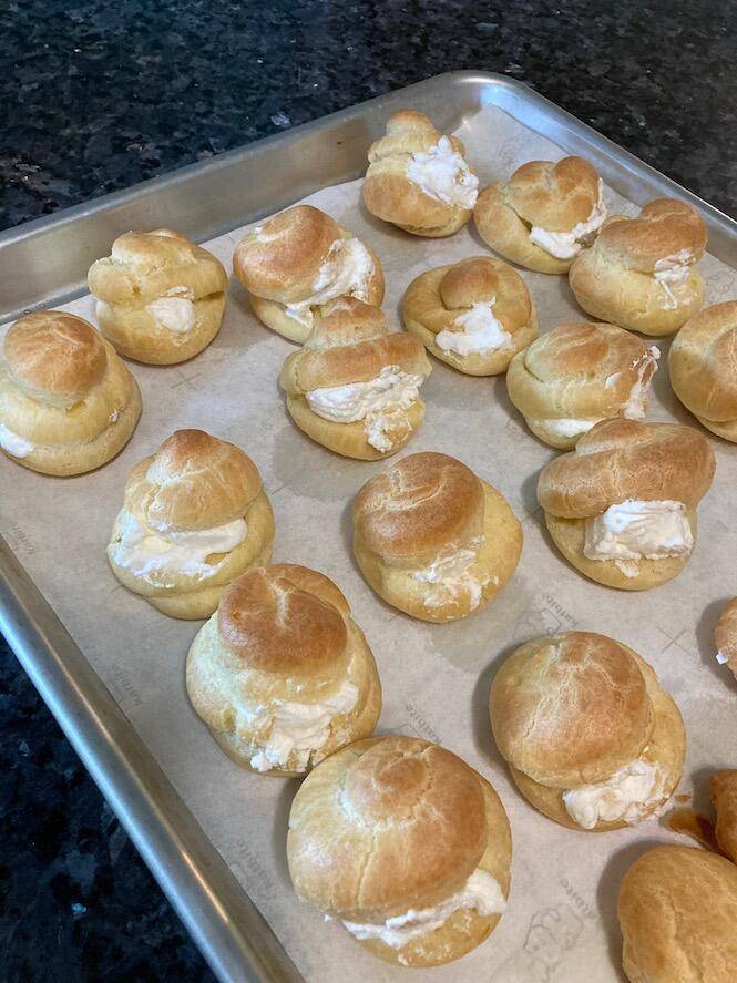 Cream Puffs from Out of the Box Baking.com