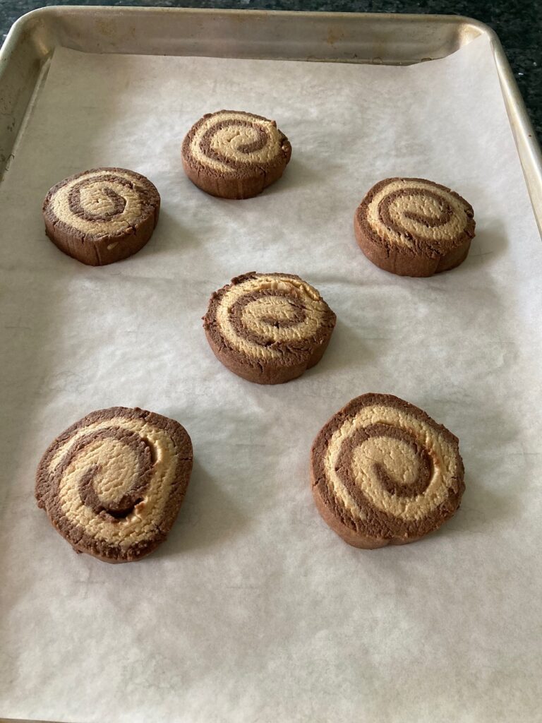 Chocolate Peanut Butter Pinwheels from Out of the Box Baking.com