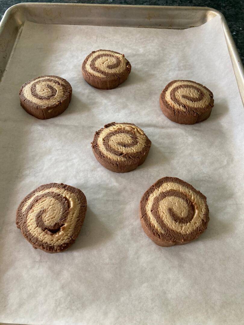 Chocolate Peanut Butter Pinwheel Cookies Out of the Box Baking