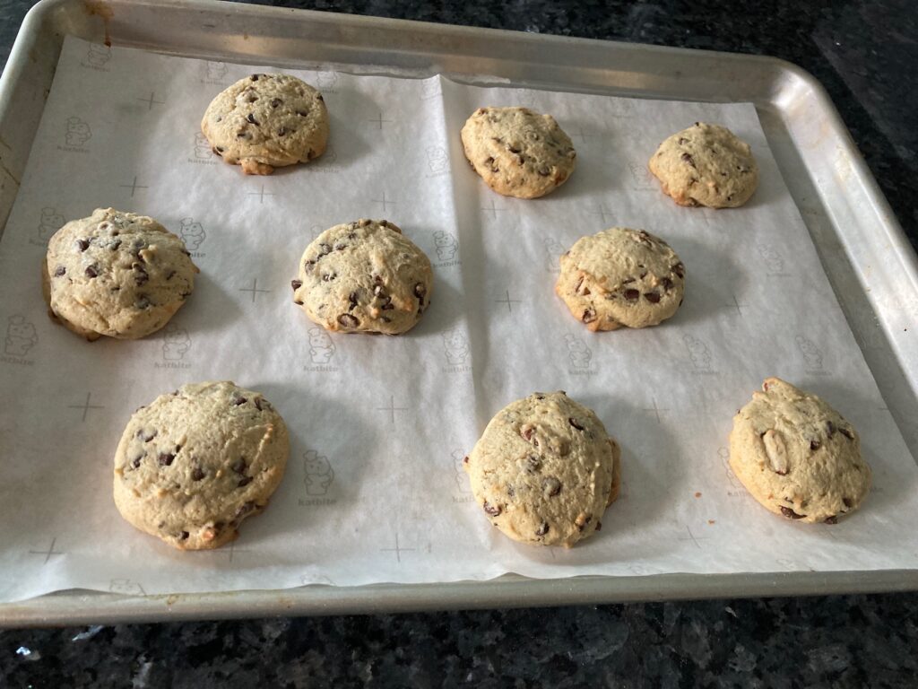 Easy banana chocolate chip cookies from out of the box baking.com