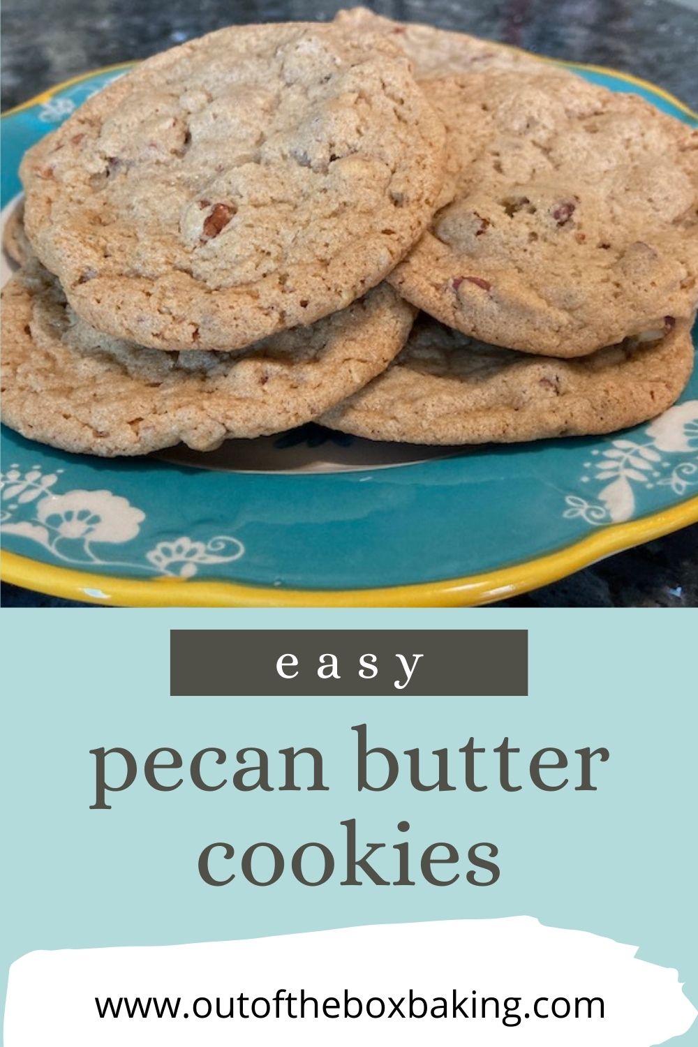 Easy Pecan Butter Cookies Out of the Box Baking