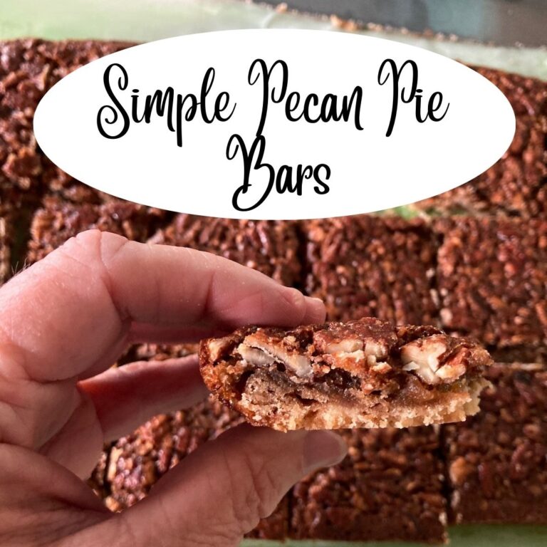 Simple Pecan Pie Bars