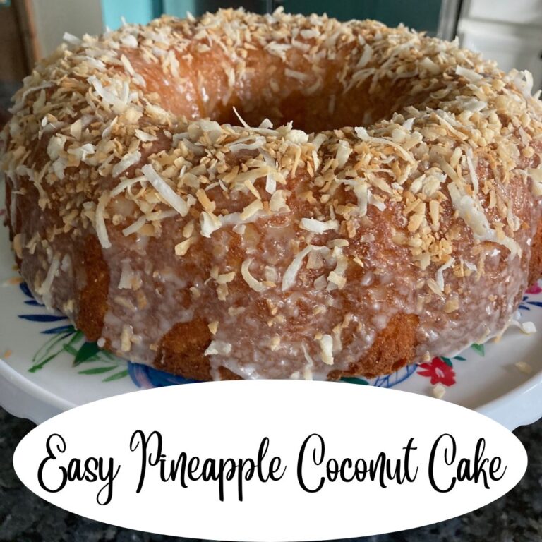 Easy Pineapple Coconut Cake (with Lime)