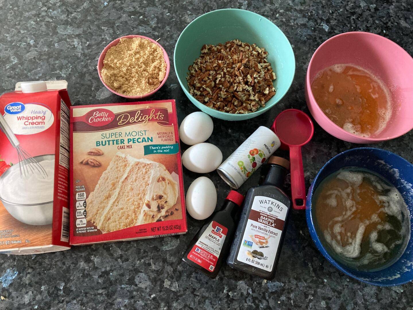 Butter Pecan Bundt Cake (with Praline Topping) from Out of the Box Baking.com