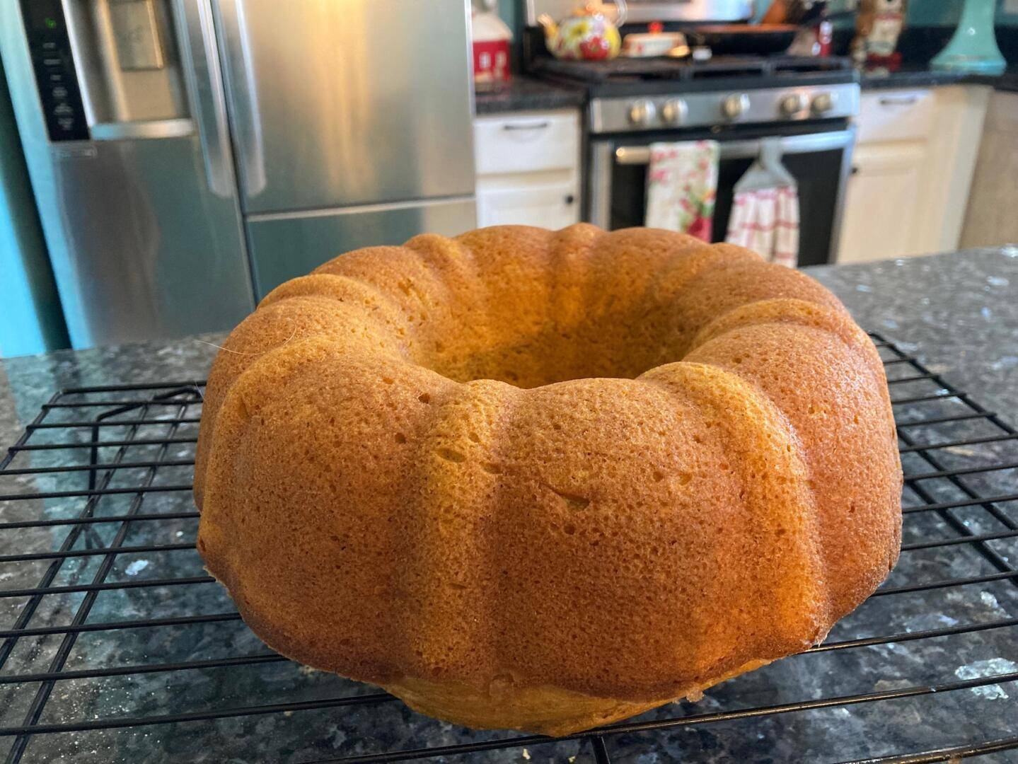 Easy Pumpkin Spice Cake from Out of the Box Baking.com