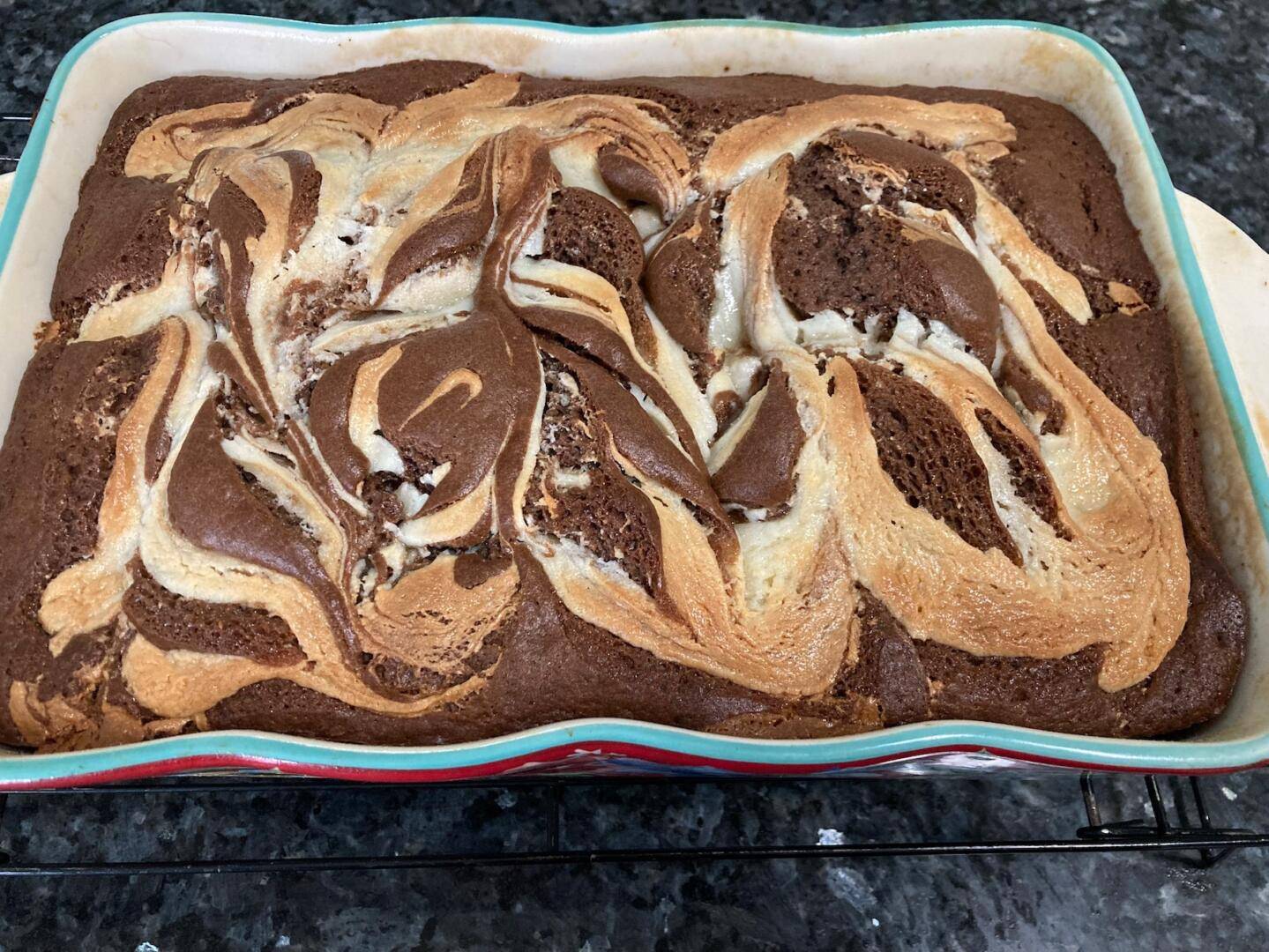 Earthquake Cake (German Chocolate Upside Down Cake) from Out of the Box Baking.com