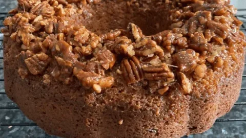 Image for Butter Pecan Bundt Cake (with Praline Topping)