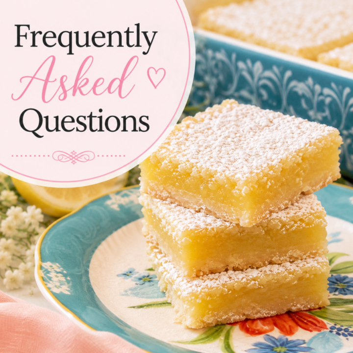 lemon bars FAQ image
