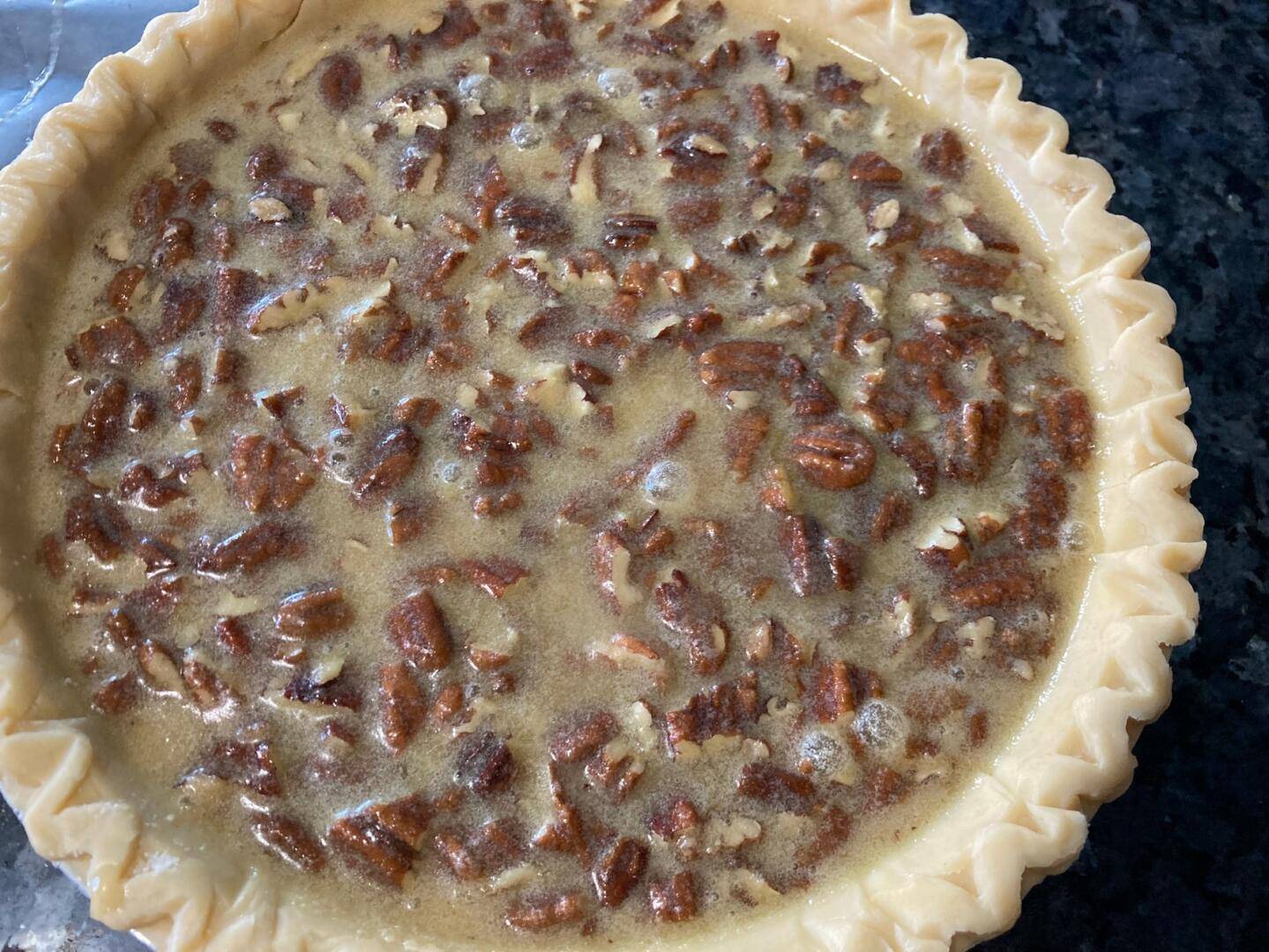 Fudgy Pecan Pie from Out of the Box Baking.com