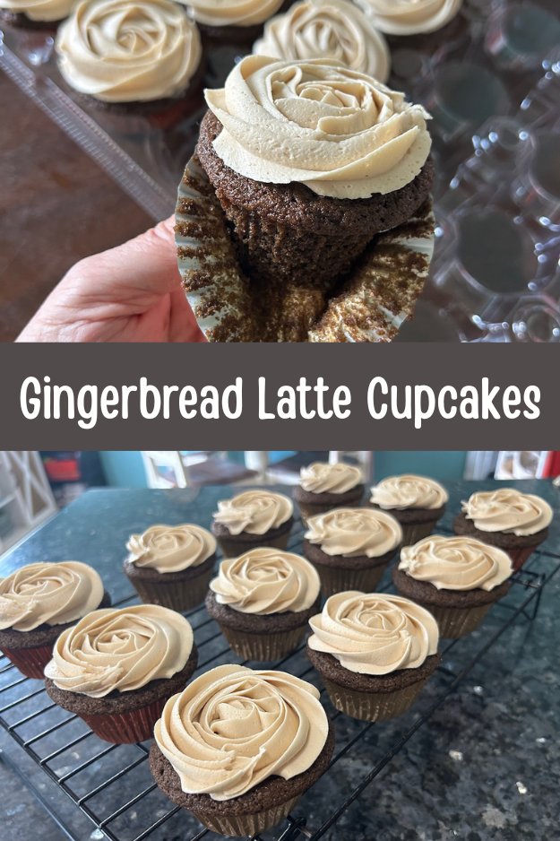 Gingerbread Latte Cupcakes for Christmas 2025