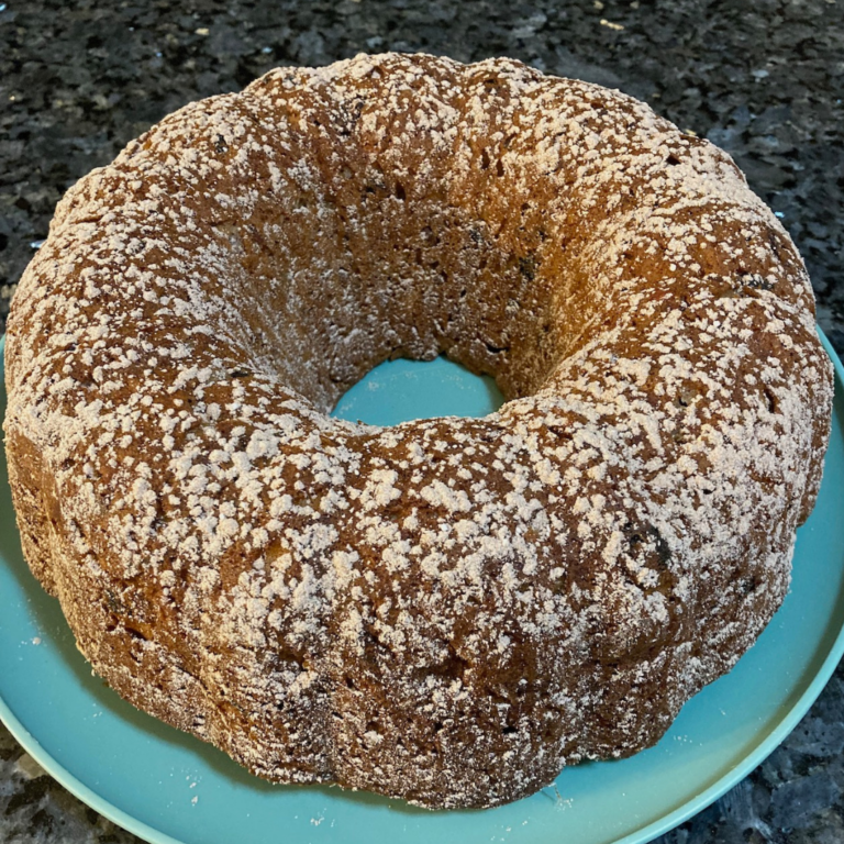 Christmas Spice Cake from a Doctored Cake Mix