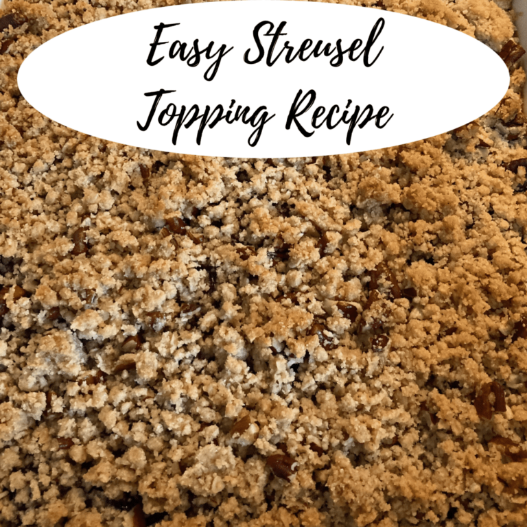 How to Make Streusel Topping (Perfect for Muffins & Cakes)