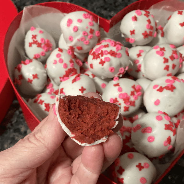 Easy Red Velvet Truffles