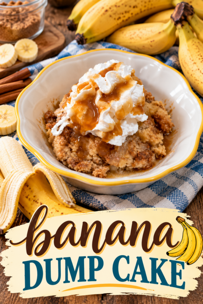 banana dump cake